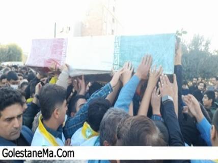 گلستان ما - وداع باشکوه دانش‌آموزان گرگانی با شهید گمنام